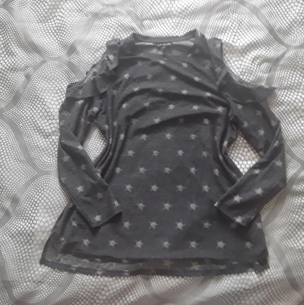 Gray star sweater